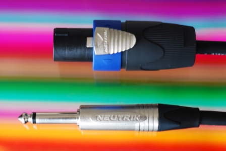 Speakon to Mono Jack 1.5mm