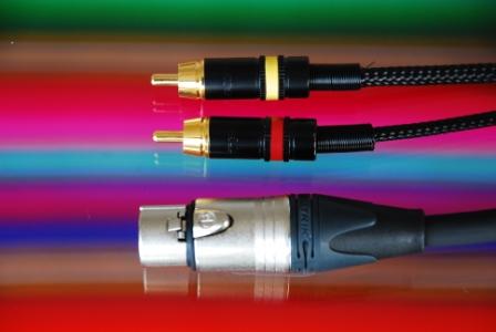 XLR Female to 2 x RCA's